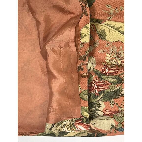 VtgTalbots Dress Hawaiian Tropical Sheath Beaded Monkey V Neck Size 8 - Picture 9 of 16